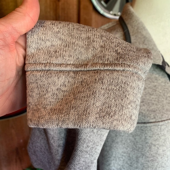 Eddie Bauer Gray Radiator Fleece Quarter Snap Button Pullover Size XL - Picture 4 of 12